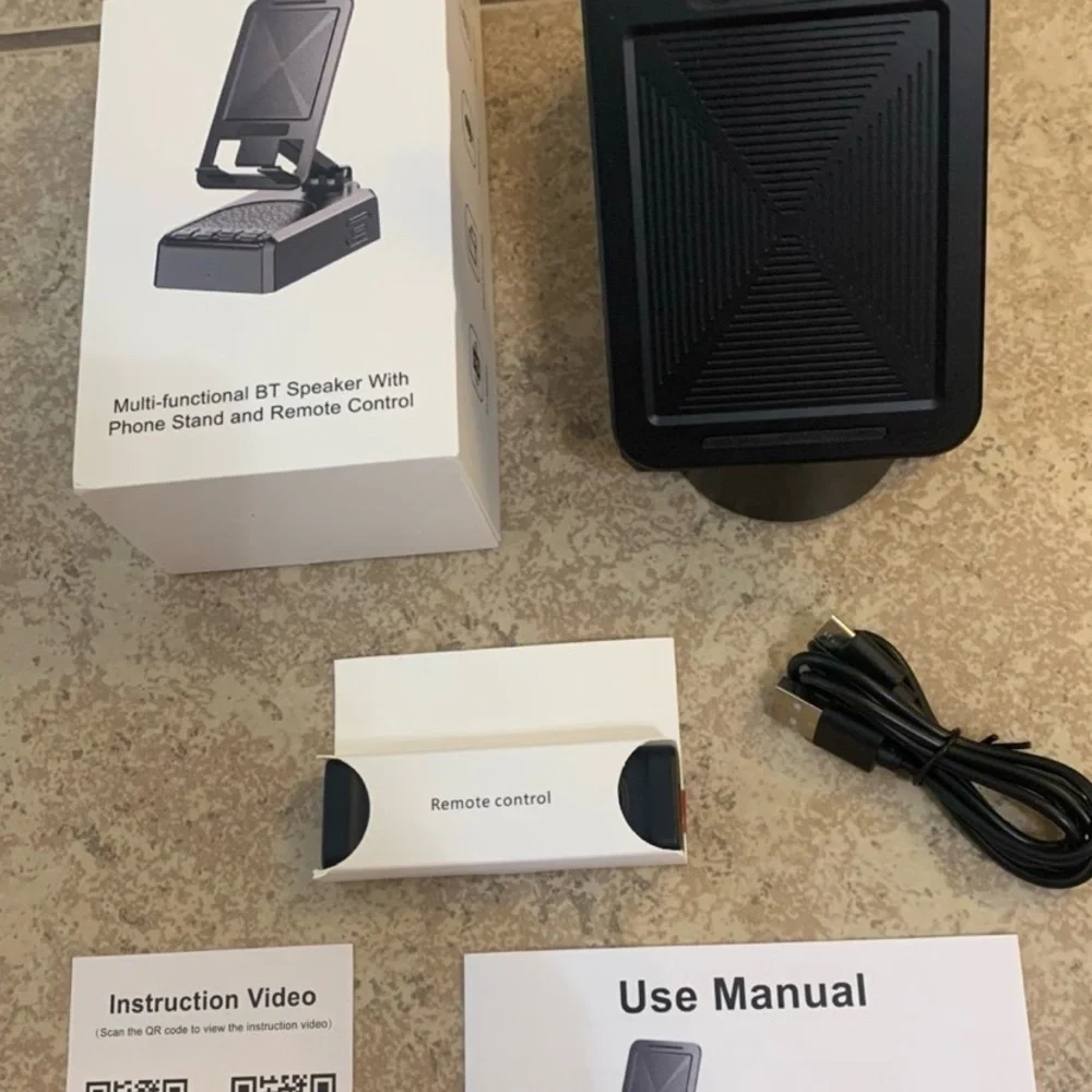 New! “Multi-functional BT Speaker With Phone Stand and Remote Control